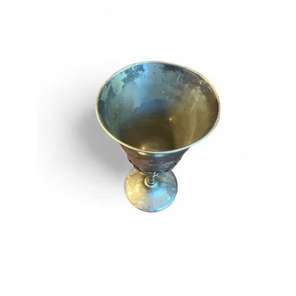 Silverplate Goblet Cake Pie Server Set Vintage Display Collectible Tableware T90 - Picture 4 of 5